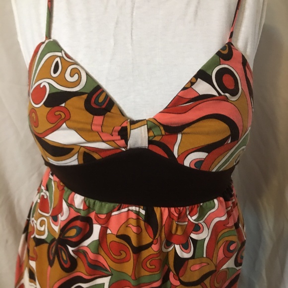 Mossimo Pucci Pattern Thin Strap Summer Dress XXL - Picture 6 of 7